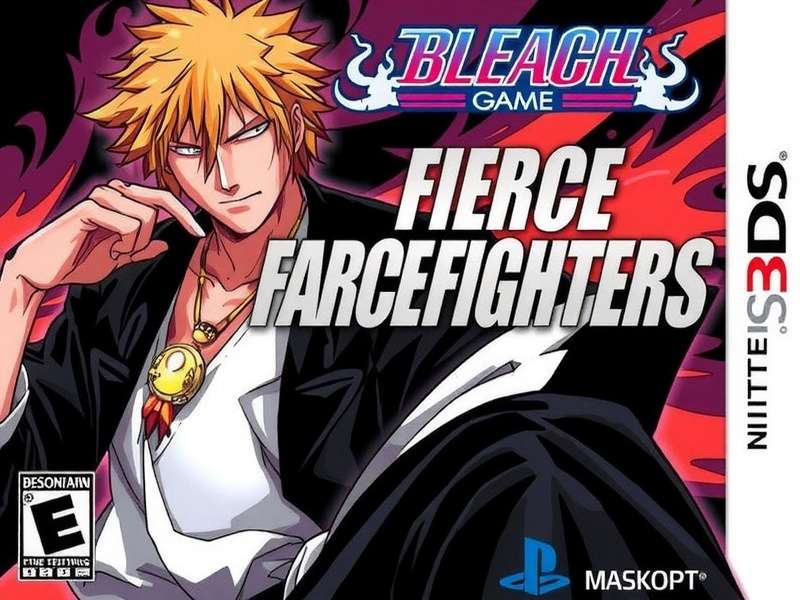 Bleach Fierce Fighters Official Artwork Bleach Fierce Fighters Game Cover